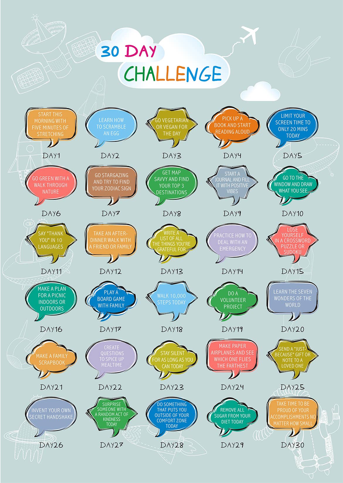 30 day challenge chart