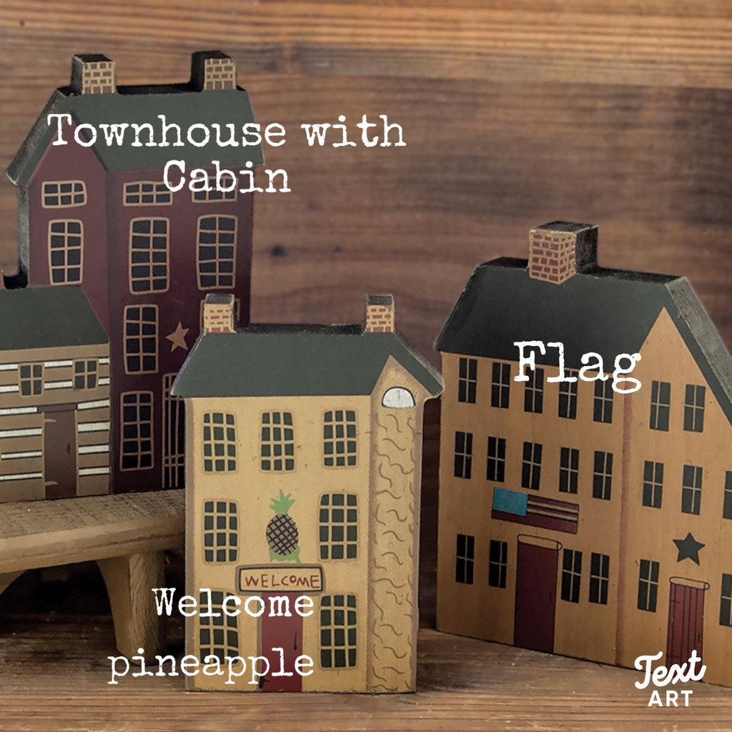 Townhouse Blocks, Three Styles Available