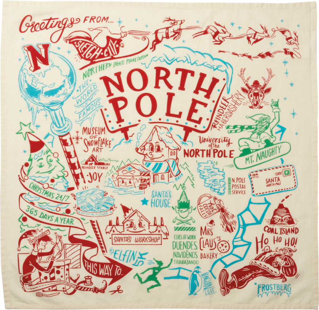 North Pole Kitchen Towel