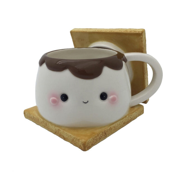 OUT OF STOCK - Marshmallow S'More Mug W/ Lid