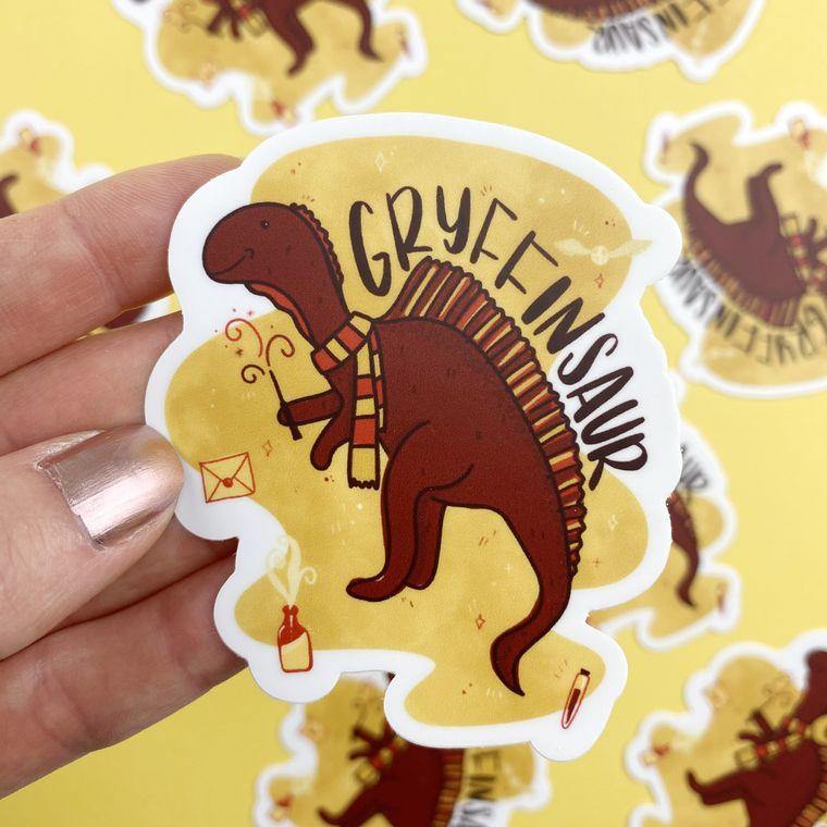 Gryffinsaur Vinyl Sticker - The Curated Squirrel